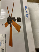 Kichler 330242SBK Lucian 52" 5 Blade Indoor Ceiling Fan with Blades - Satin Black