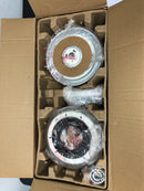 Hampton bay SW19151R MWH Caprice 52 in. Integrated LED Indoor Matte White Ceiling Fan with Light Kit and Remote Control