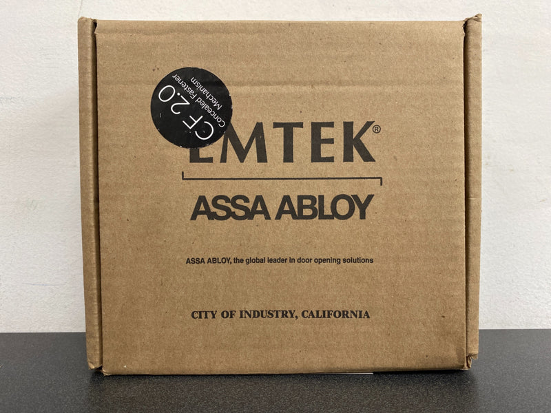 Emtek C510TRUS19 Tribeca Passage Door Lever Set from the SELECT Brass Collection with CF Mechanism - Flat Black