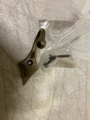 Signature Hardware 282485 Marquis 1-1/8 Inch Wide Single Coat and Hat Hook - Antique Brass