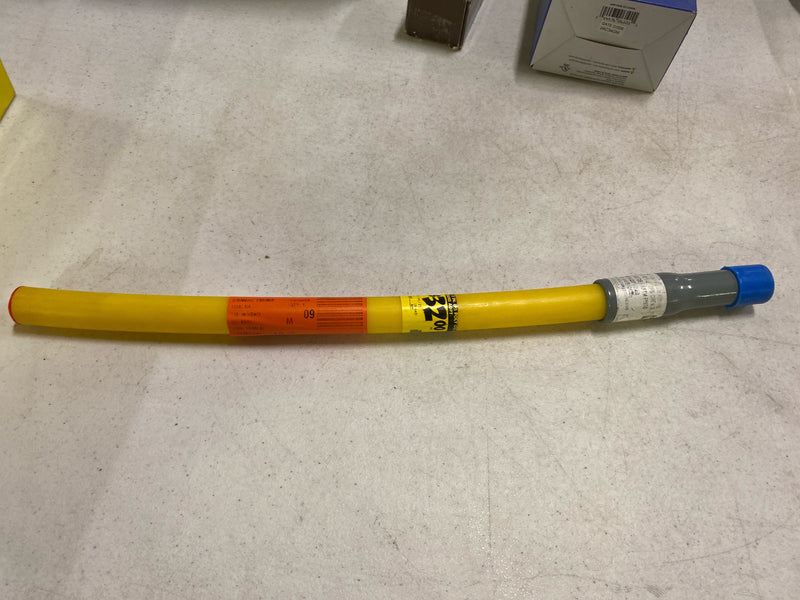 Home-flex 18-445-005 1/2 in. IPS Poly DR 9.3 to 1/2 in. MIP Underground Yellow Poly Gas Transition