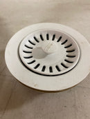 Franke WD-900-PWT Colorline 4-1/2" Wide Garbage Disposal Flange Kit - Polar White