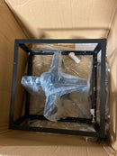 Golden lighting 2049-SF BLK Valencia 4-Light Black Semi-Flush Mount/Pendant Convertible