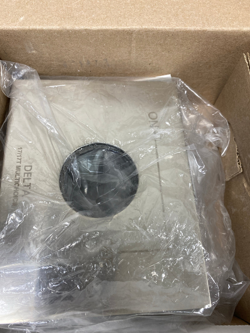 Delta T17053-SS Vero Monitor 17 Series Dual Function Pressure Balanced Valve Trim Only with Integrated Volume Control - Less Rough-In Valve - Brilliance Stainless
