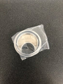 Schwinn Hardware 53469 Zamac Cable Grommet with Rubber Star Cut Cable Grip for 50mm Diameter Holes - Matte Chrome