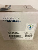 Kohler K-939-G-BL Purist 1-Spray Patterns 5.5 in. Wall Mount Fixed Shower Head in Matte Black