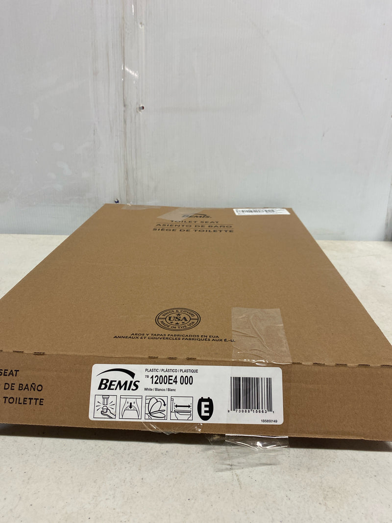 Bemis 1200E4 000 Affinity Elongated Closed-Front Toilet Seat and Lid with Quick Release - White