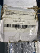 Signature Hardware 398158 Effendi 60" Linear Shower Drain with Flange - Brushed Stainless Steel