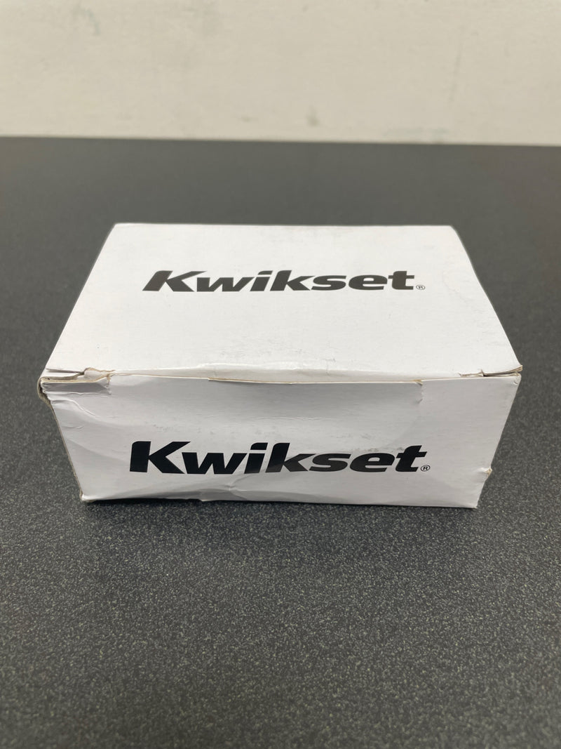 Kwikset 334SQT-15 Square Passage Hall/Closet Pocket Door Lock - Satin Nickel