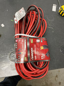 Husky 63100HY 100 ft. 14/3 Medium Duty Indoor/Outdoor Extension Cord, Red/Black