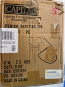 Capital Lighting 649721AD-708 Whitney 2 Light 26" Tall Wall Sconce - Aged Brass