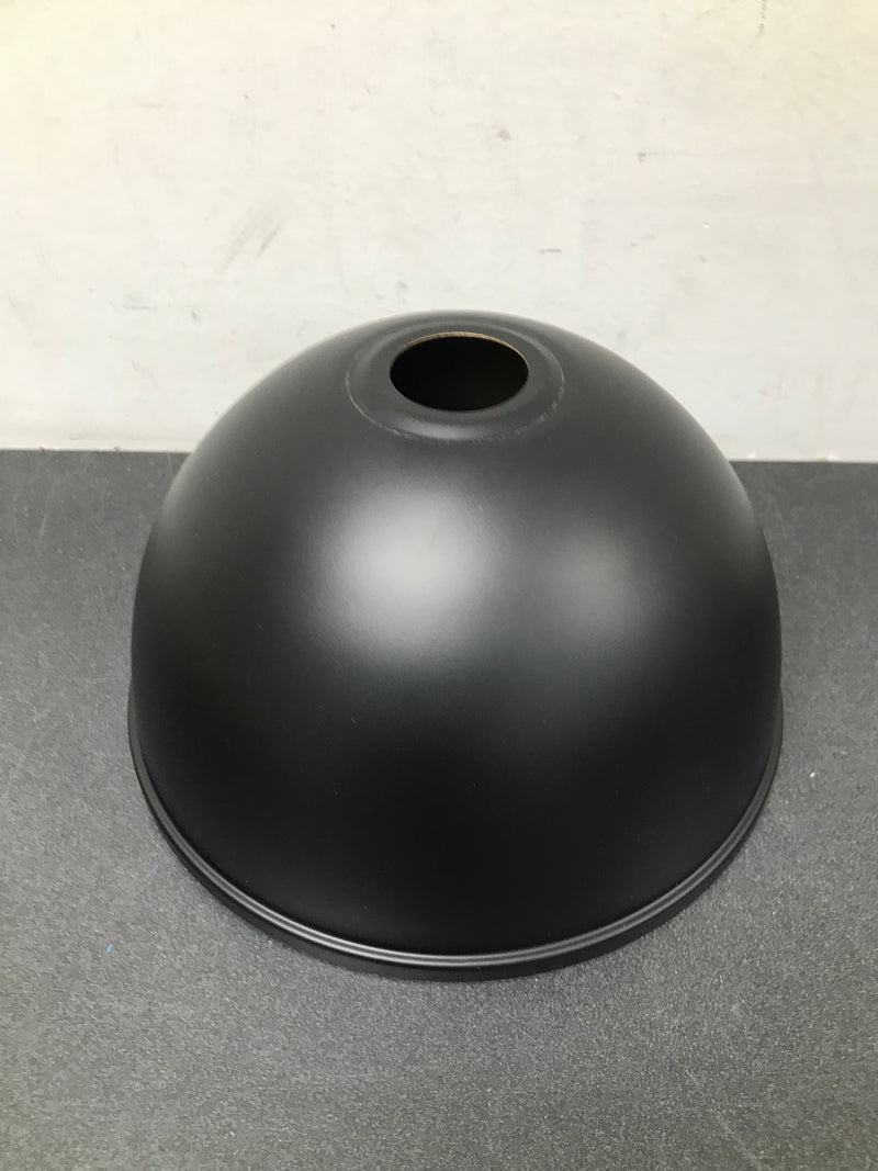 Hampton bay 60953 Talullah 1-Light Matte Black Pendant Lighting with Gold Interior