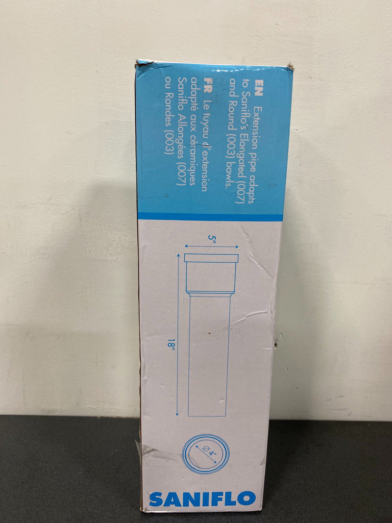 SANIFLO Extension Pipe Between Toilet and Macerator