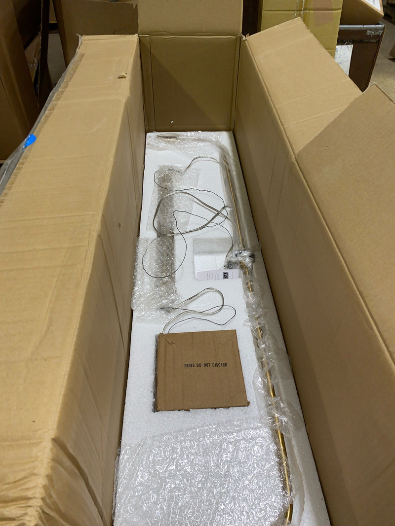 Capital Lighting 849421AD Brody 2 Light 50" Wide Linear Chandelier - Aged Brass