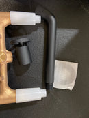 VIGO Bowery 58" H x 4" W 4-Jet Shower Panel System with Square Head, Tub Filler and Hand Shower Wand in Stainless Steel-VG08019ST