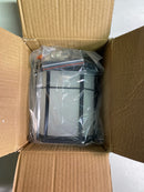 Bel air lighting LED-4484 BK Andrews Black LED Outdoor Pocket Wall Light Fixture with Frosted Acrylic Shade