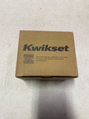 Kwikset Single Cylinder Round Deadbolt SmartKey with RCAL Latch and Dual RCS and 5303 Full Lip Strike K3