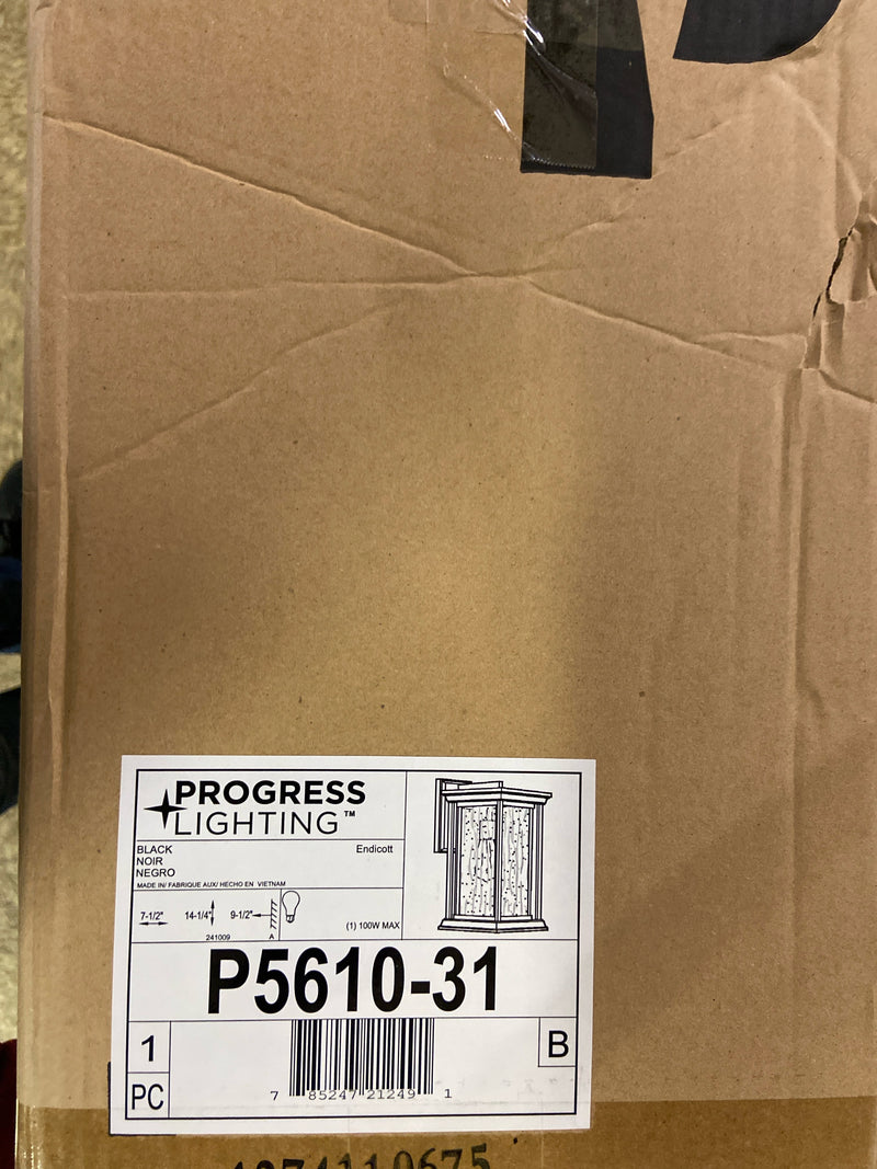 Progress Lighting P5610-31 Endicott Outdoor, Black