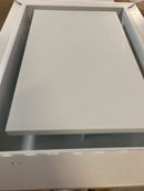 Fittes DWLITFR10X14WHT Framed Wall Vent (Lite) 10 in. x 14 in. White