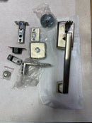 Baldwin 85386056ACRH Soho Sectional Entry Handle Set Kit with Interior Soho Lever - Satin Nickel