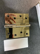 Emtek 9100 Steel Hinges (Pair) - SD - 4" x 4" Square Corners - 9101414 - Polished Nickel (US14)