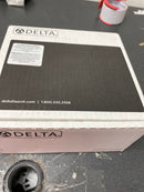 Delta T13691 Commercial Single Handle Tub and Shower Valve Trim with Push Button Diverter and Metal Lever Handle - Chrome