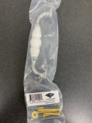 Century 27438-26WT Nordic 5-1/16 Inch Center to Center Handle Cabinet Pull - Polished Chrome/White