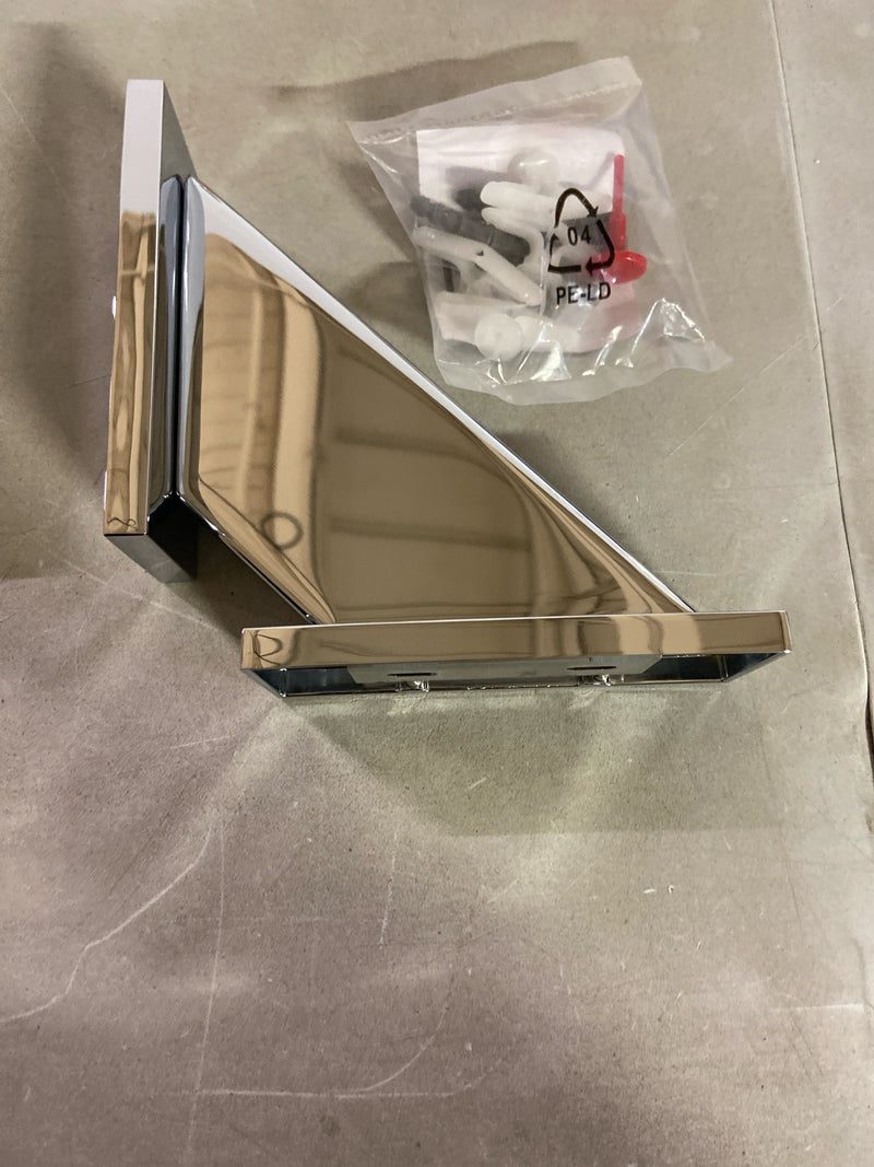 Kohler K-23287-CP Square Shower Foot Ledge - Polished Chrome