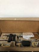 Baldwin 85390031ACLH Minneapolis Left Handed Sectional Handleset with 5162 Lever - Minus Deadbolt - Non-Lacquered Brass