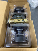 Kwikset 740AYKMDT-514S Arroyo Single Cylinder Keyed Entry Door Knob Set with Square Rose and SmartKey Technology - Matte Black