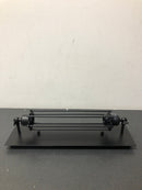 Lnc YMFUQQHD1225113 Modern Industrial Black Linear Wall Sconce, 1-Light Bathroom Vanity Light with Metal Wire Cage For Dry Areas Hallway