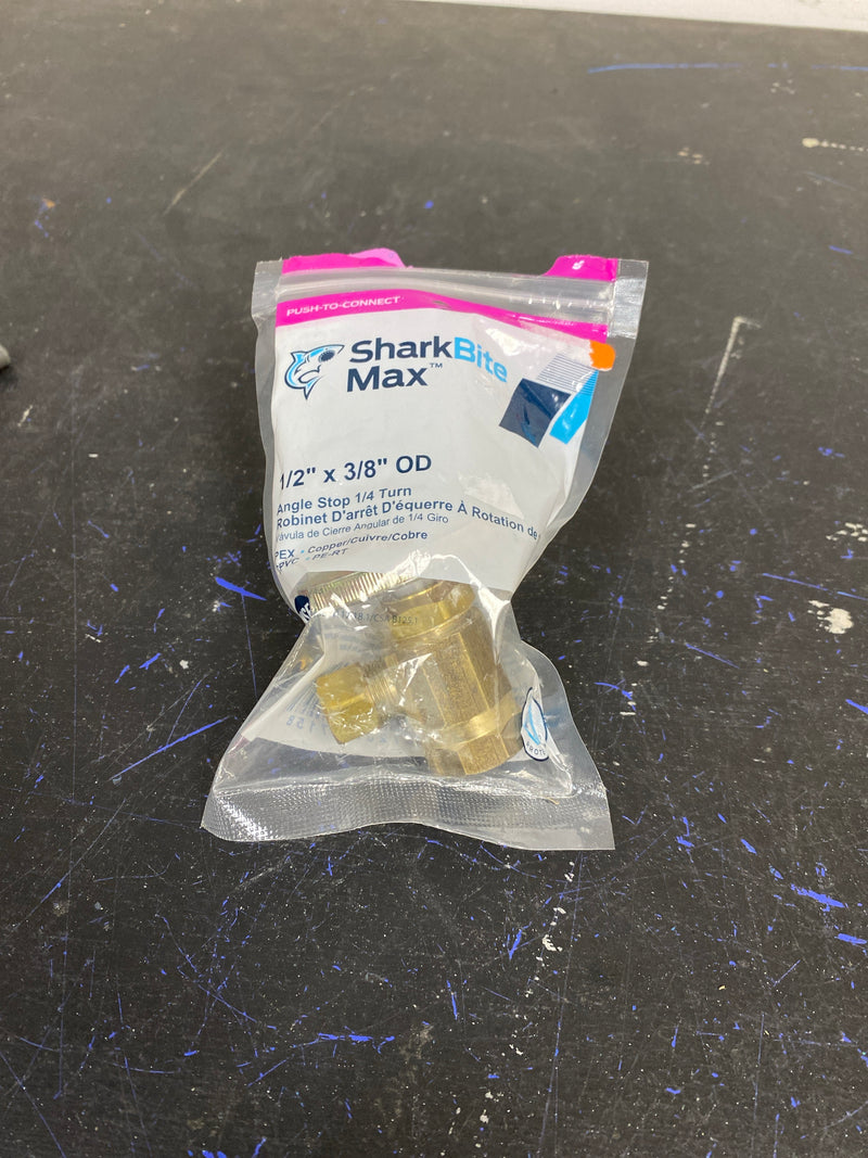 Sharkbite UR648A Max 1/2 in. Push-to-Connect Brass 45-Degree Elbow Fitting