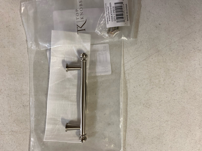 Top Knobs TK3191BSN Coddington 3-3/4 Inch Center to Center Bar Cabinet Pull - Brushed Satin Nickel