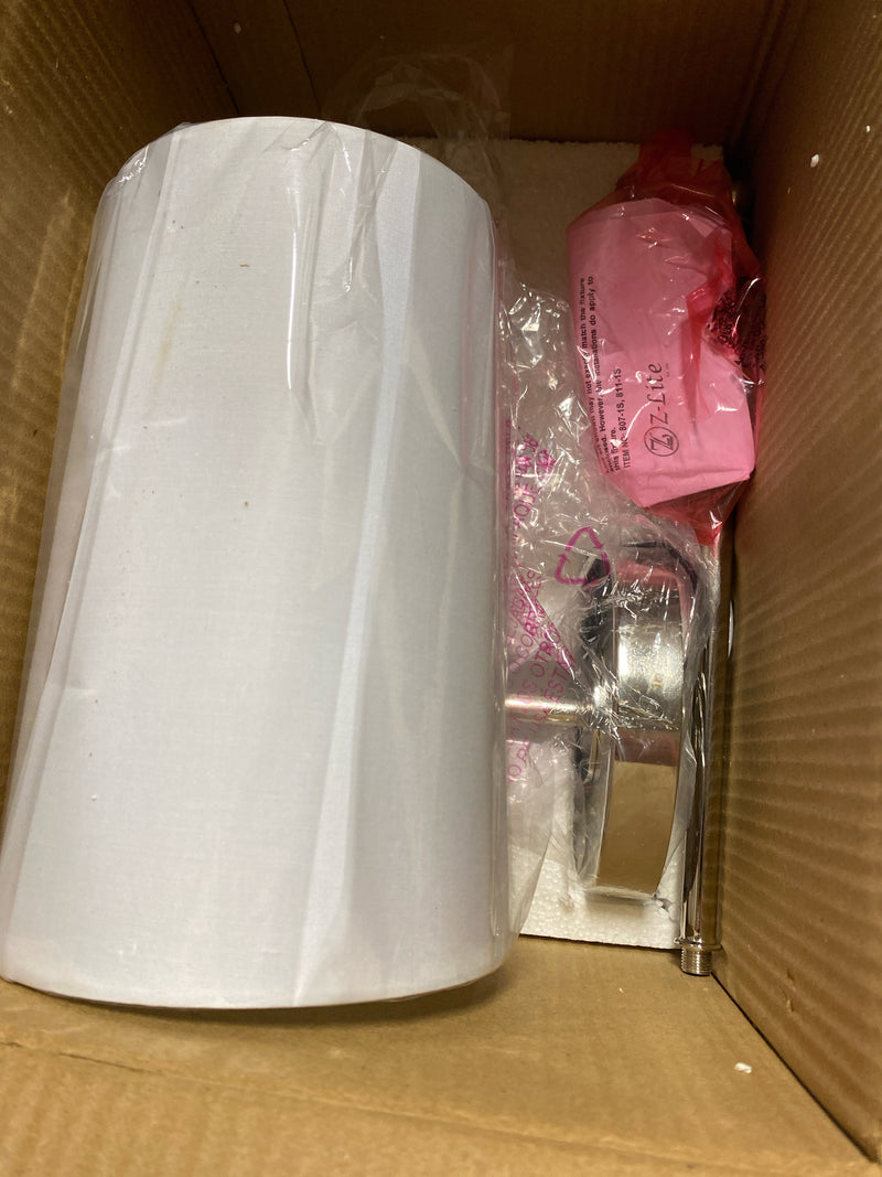 Z-Lite 807-1S-PN Emily 26" Tall Wall Sconce - Polished Nickel