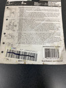 3 Gate House 4-inch Square Corner Hinges - Satin Nickel - 0308900 - NEW