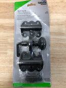 National Hardware N109-044 Screen Door Kit with (3) Spring Hinges, Pull, Knob, and Latch - Oil Rubbed Bronze
