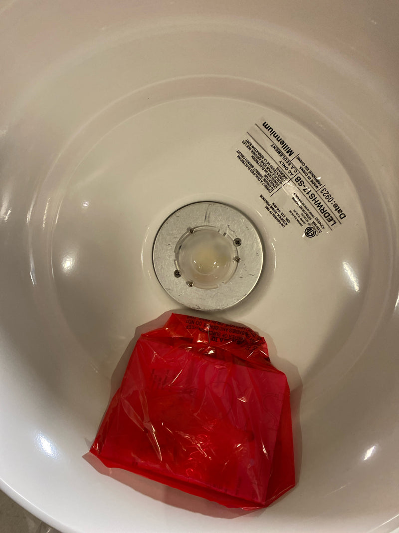 Millennium Lighting R Series - 11W 1 LED Wall Mount-9.25 Inches Tall and 17 Inches Wide-Satin Black Finish