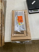 Hampton bay E1448FMU04X10 4 in. x 10 in. Oak Wood Flush Mount Grille in Unfinished Oak