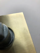 Baldwin PVCONCSR044 Contemporary Privacy Door Knob with Square Rose - Satin Brass