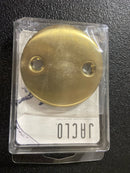 Jaclo 502-SB Two Hole Waste and Overflow Faceplate, Satin Brass