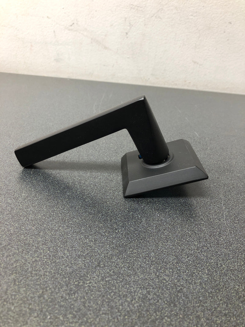 Emtek 505HLOUS19 Helios Reversible Non-Turning Two-Sided Dummy Door Lever Set from the Brass Modern Collection - Flat Black