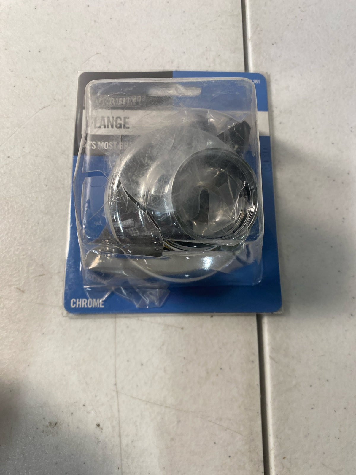 Everbilt 865720 Tub Shower Flange in Chrome with Adjustable Nipple