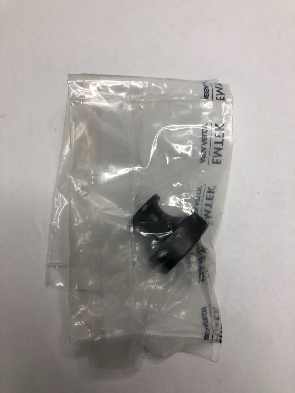 Emtek 86450US19 Freestone 1-1/4 Inch Square Cabinet Knob - Flat Black