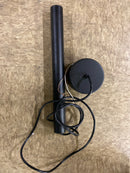 Eglo 62541A Tortoreto 1.57 in. W x 15.72 in. H Integrated LED Matte Black Pendant with Metal Cylinder Shade