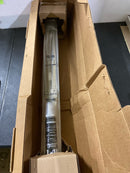 36" S-PVC Series Low Profile Complete Kit with 2 1/2" Tile Insert Frame in Polished Brass