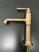 Delta 536-CZMPU-DST Saylor 1.2 GPM Single Hole Bathroom Faucet with Push Pop-Up Drain Assembly and Diamond Seal Valve Technology - Champagne Bronze