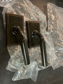 Emtek 8521T Dummy , Rectangular Rosette , Manning Lever Oil Rubbed Bronze