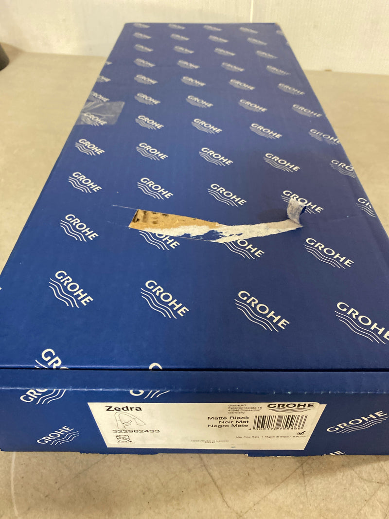 GROHE 322982433 Zedra Pull-Down Kitchen Faucet with sprayer Matte Black