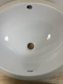 American Standard 495221.02 Ovalyn 15" Undermount Porcelain Bathroom Sink - White