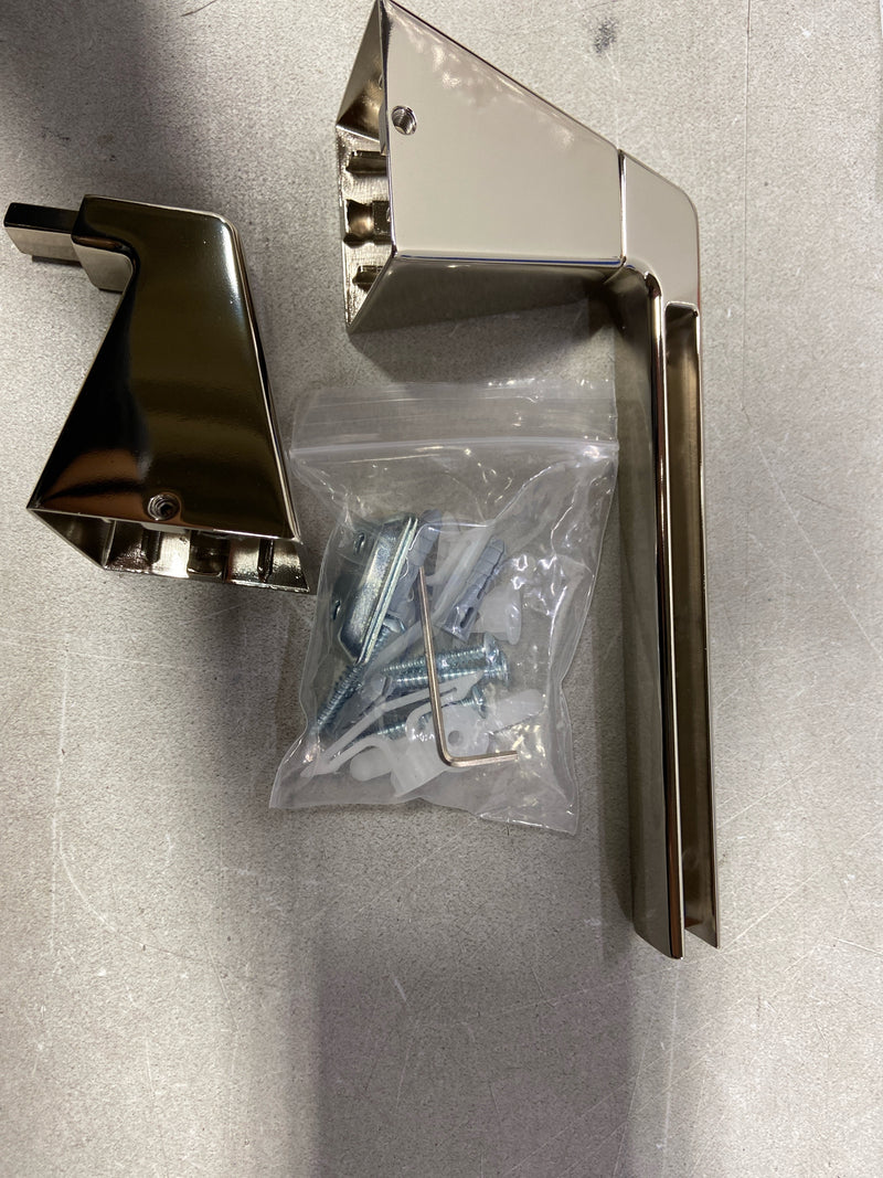 Amerock BH36001PN Blackrock Pivoting Double Post Wall Mounted Toilet Paper Holder in Polished Nickel